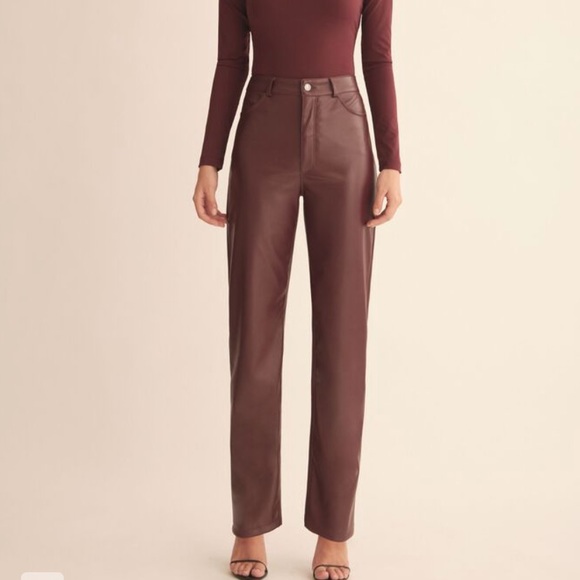 Dynamite Gisele faux leather pants - Picture 2 of 4